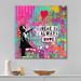 IDEA4WALL Pop Urban Street Girl & Heart Balloon Banksy There is Always Hope Colorful Canvas Bold Art Print Canvas | 24 H x 24 W x 1.5 D in | Wayfair