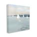 Stupell Industries Au-395-Canvas Coastal Sailing Seascape Boats On Canvas by Sally Swatland Painting Canvas in Blue/White | Wayfair au-395_cn_30x30