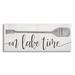 Stupell Industries Au-517-Canvas On Lake Time Boat Oar Phrase On Canvas by Lil' Rue Graphic Art Canvas in Gray | 13 H x 30 W x 1.5 D in | Wayfair