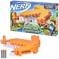 Hasbro F4415EU4 - Nerf Minecraft Pillager‘s Armbrust, Dart-Blaster mit 3 Nerf Elite Darts - Hasbro