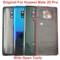 Couvercle arrière d'origine pour Huawei Mate 20 Pro couvercle de batterie en verre porte arrière