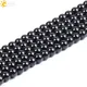 CSJA – perles de Mala en pierre naturelle 4 6 8 10mm agate noire Onyx pour bricolage