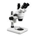 Vision Scientific VS-1F Trinocular Zoom Stereo Microscope Paired 10x Widefield Eyepiece 0.7x-4.5x Zoom Range 7x-45x Magnification Range Pillar Stand