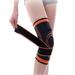 Outdoor Sports Knee Compression Brace for Men Women Non Slip Sleeve with Straps Breathable Knit Kneepad