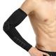 Sport Compression Elbow Sleeve Elbow Brace Support for Women Men-Long Elbow Pads Sleeve Breathable Arm Cover Protector for Basketball Tendonitis Tennis Golf Elbow Arthritis Pain Black XL