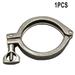 1.5 2 2.5 3 3.5 4 Stainless Steel Sanitary Tri Clamp Clamps Clover for Ferrule