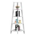 Convenience Concepts Newport 5 Tier Wide Corner Bookcase White