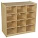 Wood Designs 16129 Cubby Storage without Trays