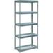 Global Industrial Extra Heavy Duty Shelving with 5 Shelves & Wire Deck - Gray - 36 x 12 x 84 in.