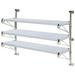 18 Deep x 24 Wide x 33 High Adjustable 3 Tier Solid Galvanized Wall Mount Shelving Kit