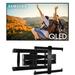 Samsung QN43Q60CAFXZA 43 QLED 4K Quantum HDR Dual LED Smart TV with a Sanus VLF728-B2 Full Motion Wall Mount (2023)