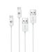 2 x Micro USB to USB 2.0 Sync Data Truwire Charger Cable Cord 3 Ft (1M) for Samsung Galaxy S II/2 Skyrocket HD Galaxy S Aviator Galaxy S Blaze 4G Samsung Galaxy S3 / S4 Better Quality White