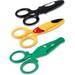 PEACNNG 3 Pieces Kids Safety Scissors Toddler Craft Scissors Preschool Training for Children Cutting Paper