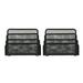 Frcolor 2Pcs Office File Storage Shelves File Holders Desktop File Storage Racks Iron File Holders