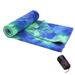 Washranp Yoga Towel Soft Superfine Fiber Tie-Dye Print Yoga Mat Towel with Non-Slip Grip Dots Sweat Absorbent for Hot Yoga Pilates Workout