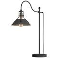 Henry 27.1" High Natural Iron Accented Black Table Lamp