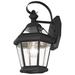 Georgetown 1 Light Black Outdoor Wall Lantern