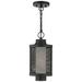 Nottingham 1 Light Textured Black Pendant