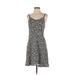 Old Navy Casual Dress - Mini: Black Leopard Print Dresses - Women's Size Small