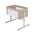 Graco Sweet2Sleep Bedside Bassinet/Crib keeping baby close to you with easy-access side rail, 11 height adjustments, 4 tilt positions and with carrybag, Oatmeal fashion