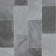 247Floors Forli Tile Effect Vinyl Flooring 2.3mm Realistic Foam Backed Slip Resistant Lino (5.5m x 2m / 18ft 0" x 6ft 6", Grey Stone Tiles)