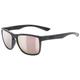 uvex LGL Ocean 2 P - Sunglasses for Men and Women - Polarized Lenses - Mirrored Lenses - Black Matt/Rose - One Size