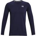Under Armour Men's UA CG Armour Fitted Crew, Thermal Base Layer for Men with a Crew Neck, Men's Long Sleeve T-Shirt for Winter Running, Skiing etc. with Anti-Odour Technology