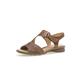 Gabor Women Sandals, Ladies Strappy sandals,sandal,summer shoe,summer sandal,comfortable,flat,Brown (peanut),37 EU / 4 UK