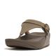 fitflop Women's Flip Flop Wedge Sandal, Minky Grey, 3 UK