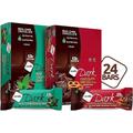 NuGo Dark Variety - Chocolate Pretzel 12 Bars & Mint Chocolate Chip 12 Bars, 12-13g Protein, Vegan, Gluten Free, Kosher Pareve, 24 Count