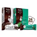 NuGo Dark Variety - Mint Chocolate Chip 12 Bars & Chocolate Chocolate Chip 12 Bars, 12-13g Protein, Vegan, Gluten Free, Kosher Pareve, 24 Count