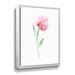 Winston Porter Minimalism In Watercolor Pink Peony Flower On Whit Minimalism In Watercolor Pink Peony Flower On Art Décor III On Canvas Print Canvas | Wayfair