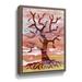 Winston Porter Hot Wind Watercolor Tree Silhouette On Canvas by Irina Sztukowski Print Canvas in Brown/Gray | 10 H x 8 W x 2 D in | Wayfair