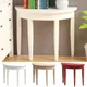 Table demi-ronde réaliste pour maison de poupée pour divertissement Miniature modèle de maison de