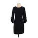 Chelsea28 Casual Dress - Shift: Black Solid Dresses - Women's Size X-Small