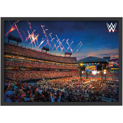 WWE SummerSlam Fireworks Poster - Gerahmt A3 Image