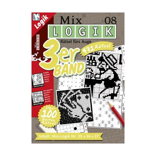 Mix Logik 3er-Band. Nr.8 - Conceptis Puzzles