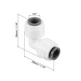 10Pcs Push to Connect Elbow Fittings 90 Degree Water Line Fitting - White