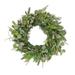 HGTV - 28" Winter Garden Eucalyptus Mixed Tip Wreath - Green - 28 in