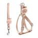 Reheyre Bunny Doll Decor Pet Chest Strap Set - Anti-Escape Adjustable Chest Strap Traction Leash Kit for Cats and Dogs - Outdoor Use