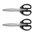 Staples 8 Pointed Tip Stainless Steel Scissors Straight Handle Right & Left Handed 6/Carton