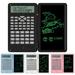 Calculator with Notepad One Click Delete LCD Display Scientific Calculator Multi-Function Portable Desktop Calculator for High School Office Meeting and Home
