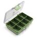 1-8 Compartments Storage Box Carp Fishing Tackle Boxes System Fishing Bait Boxes