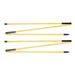 2x Golf Swing Trainer 48 3 Sections Posture Corrector Golf Alignment Sticks Yellow