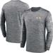 Men's Nike Anthracite Los Angeles Rams Velocity Long Sleeve T-Shirt