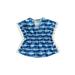 IZhansean 4 Colors Summer Kids Girls Lovely Beachwear Dress Tassel Solid/Leopard Printed Elastic Mini Dresses Blue 3-4 Years