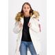 Winterjacke ALPHA INDUSTRIES "ALPHA Women - Parka & Winter Jackets Polar Jacket Wmn" Gr. S, weiß (jet stream white) Damen Jacken Winterjacken