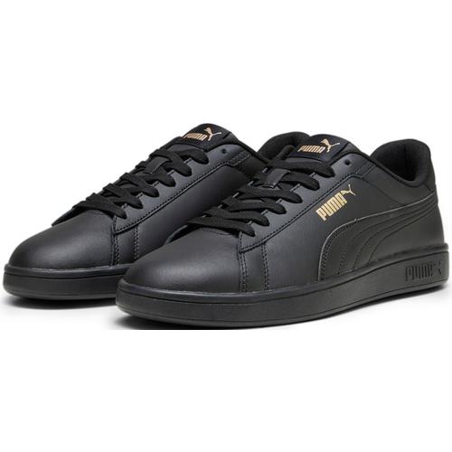 „Sneaker PUMA „“Puma Smash 3.0 L““ Gr. 42,5, schwarz (black, gold) Schuhe Sneaker“