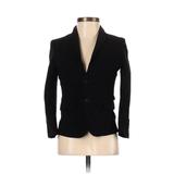 Calvin Klein Blazer Jacket: Below Hip Black Print Jackets & Outerwear - Women's Size 7