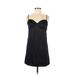 Wild Fable Casual Dress - Shift Sweetheart Sleeveless: Black Solid Dresses - Women's Size Medium